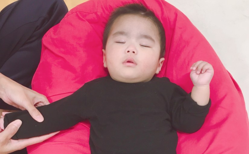 受傷から113日: 顔の左側、体の右側