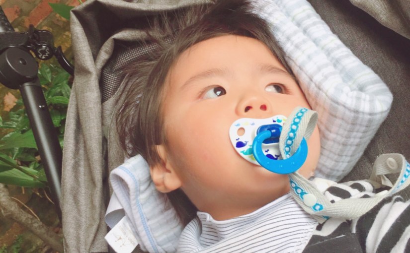 受傷から305日: おしゃぶり様々